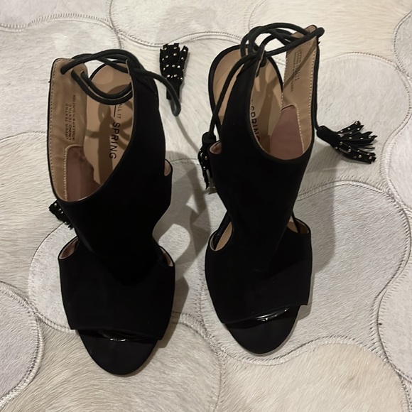 Call it spring black heels - Picture 2 of 5